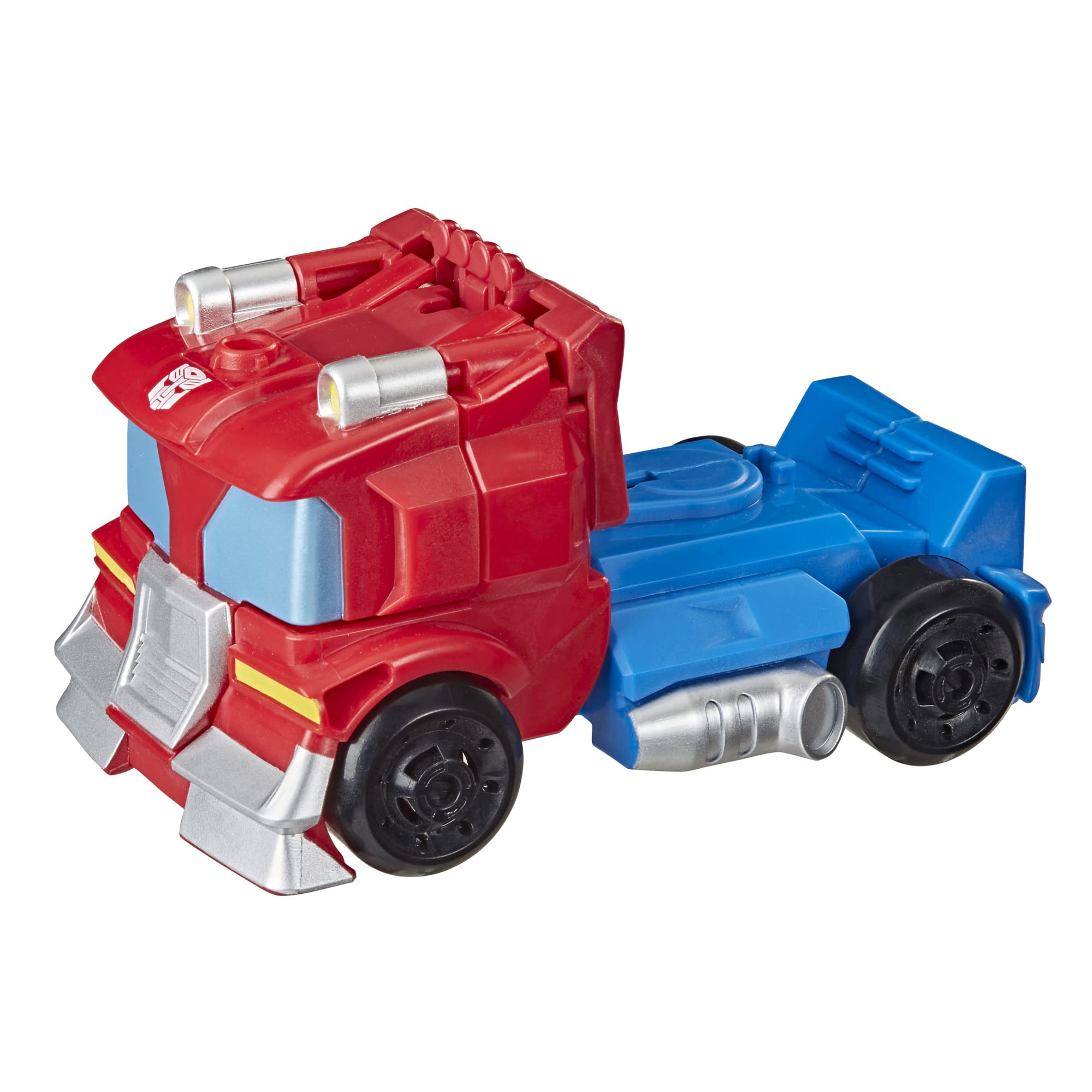 Transformers Rescue Bots Optimus Prime in vehicle mode encourages fast pretend rescues.
