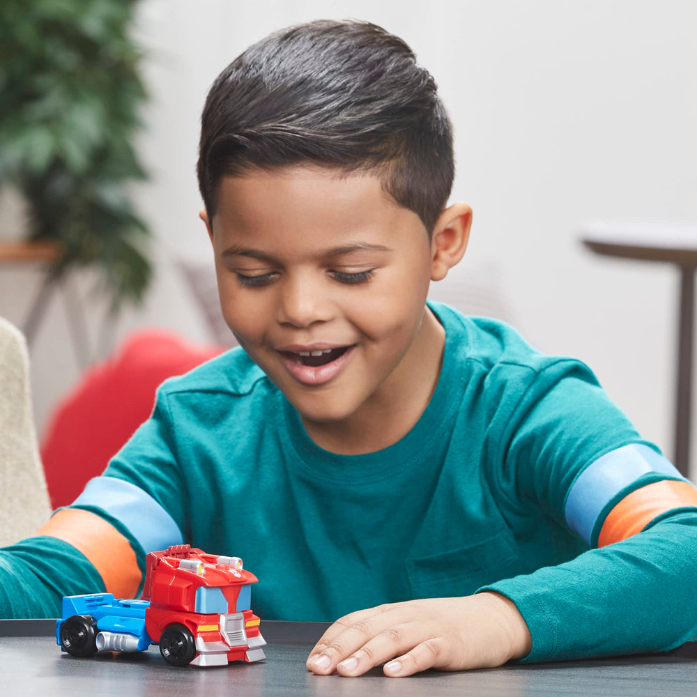 Transformers Rescue Bots Academy inspired play prompts kids to act out rescues.
