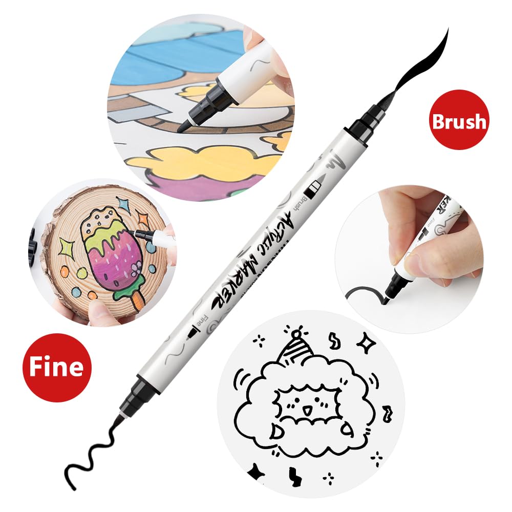 TRANSON fine-tip stroke close-up for precise detailing