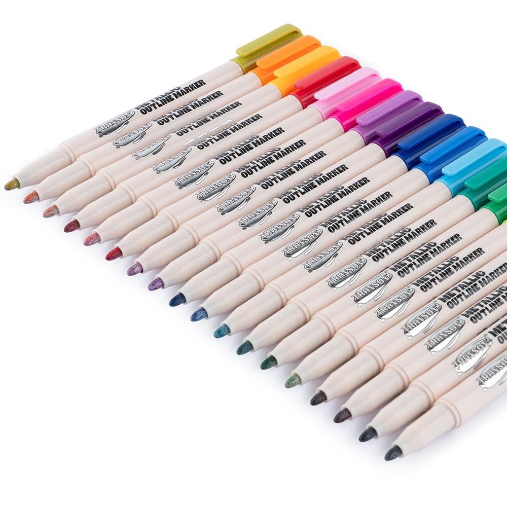 TRANSON versatile markers for wood, canvas, fabric, plastic, and more