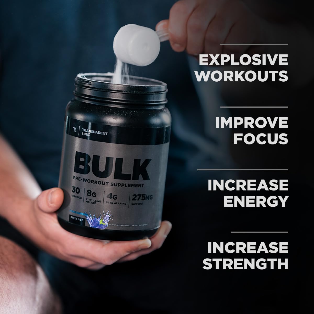 Athletes preparing Bulk Black ingredients for training session