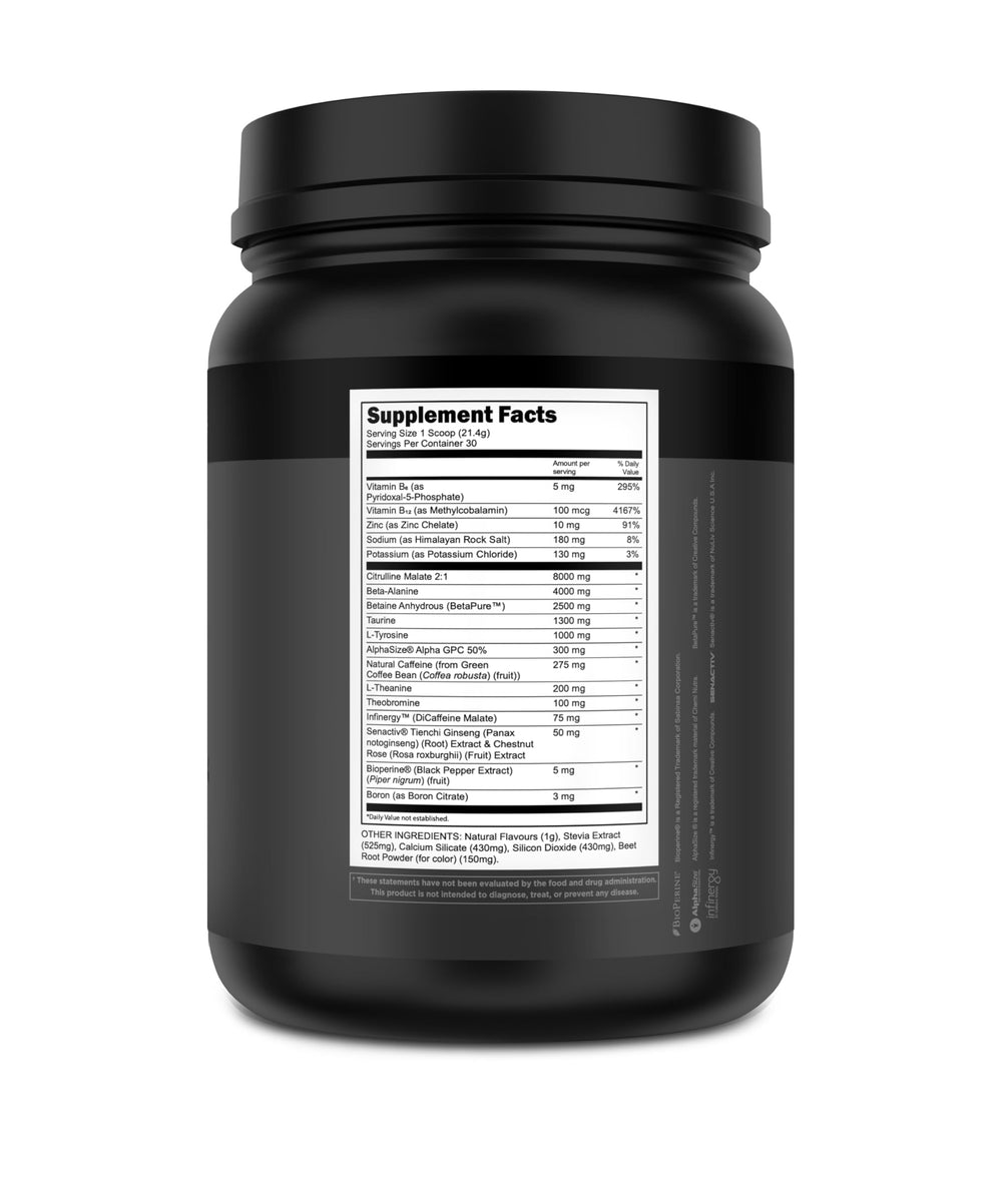 Transparent Labs Bulk Black Cherry Kiwi flavor shown in shaker bottle