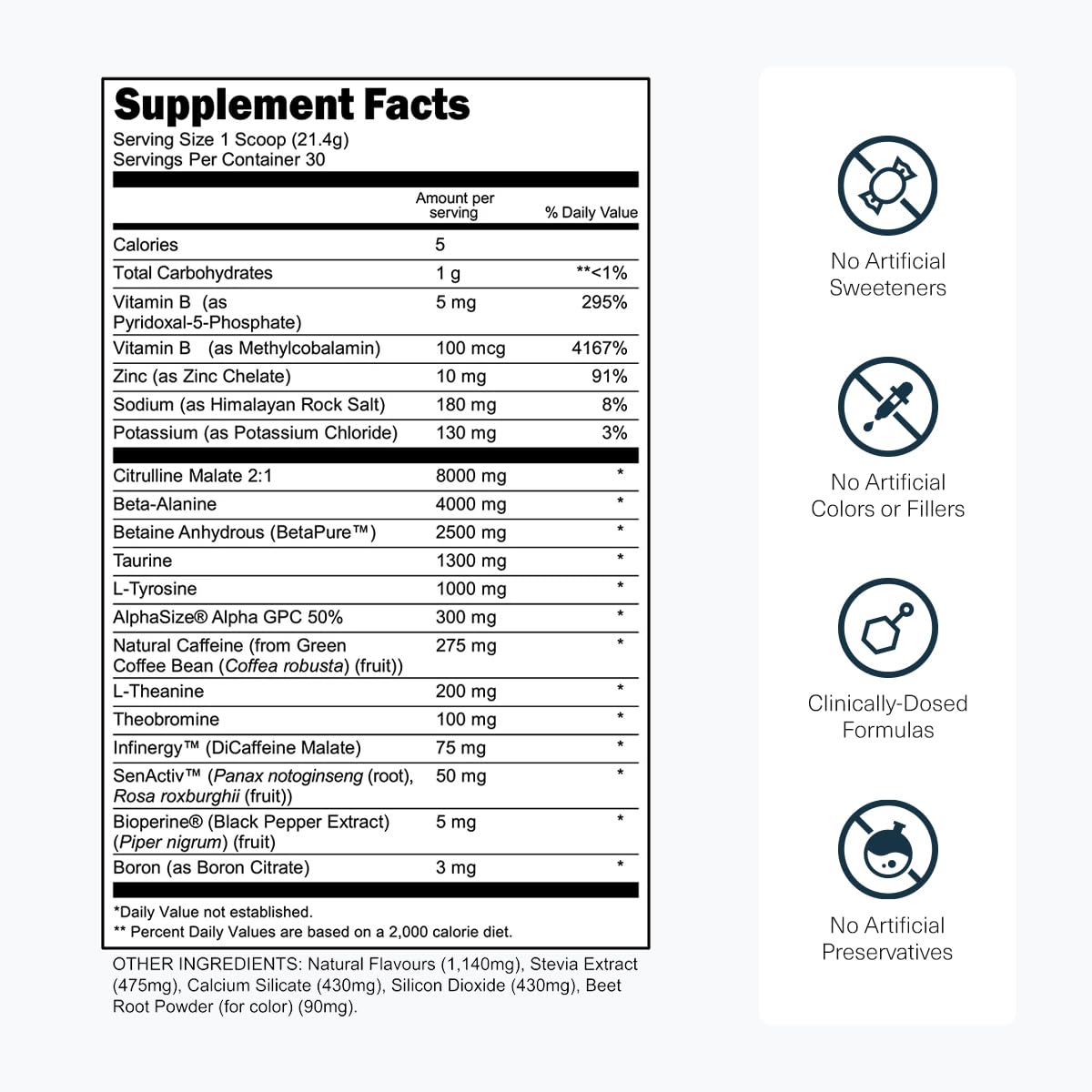 Transparent Labs Bulk Black serving scoop image emphasizing precise dosing for workouts.