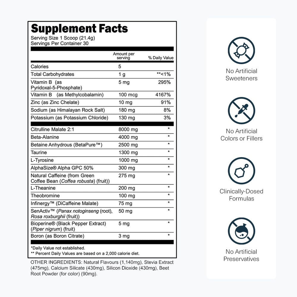 Transparent Labs Bulk Black serving scoop image emphasizing precise dosing for workouts.