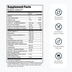 Transparent Labs Bulk Black serving scoop image emphasizing precise dosing for workouts.
