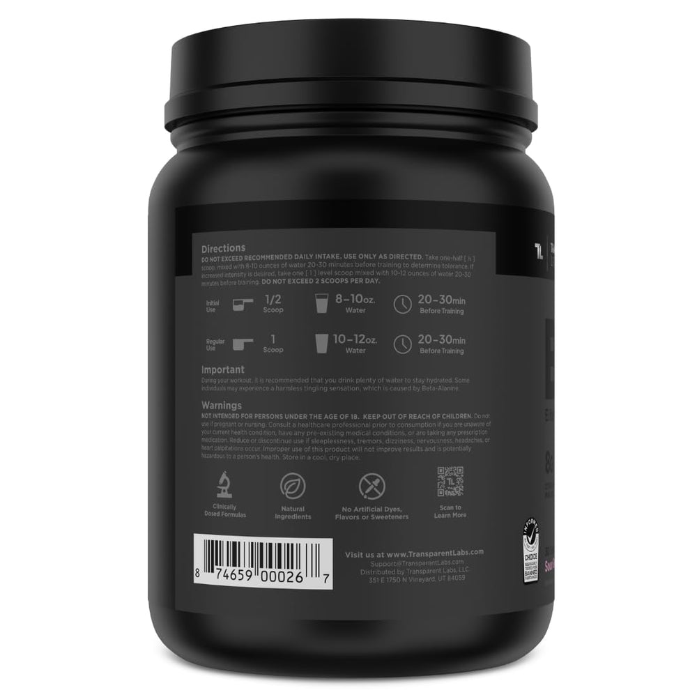 Transparent Labs Bulk Black during morning routine, convenient pre-workout option.