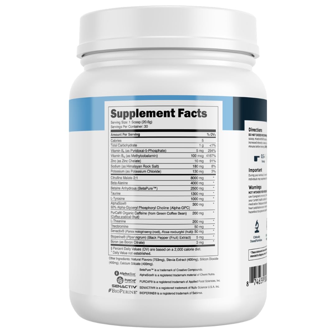 Daily use setup of Transparent Labs Bulk Pre-Workout for performance