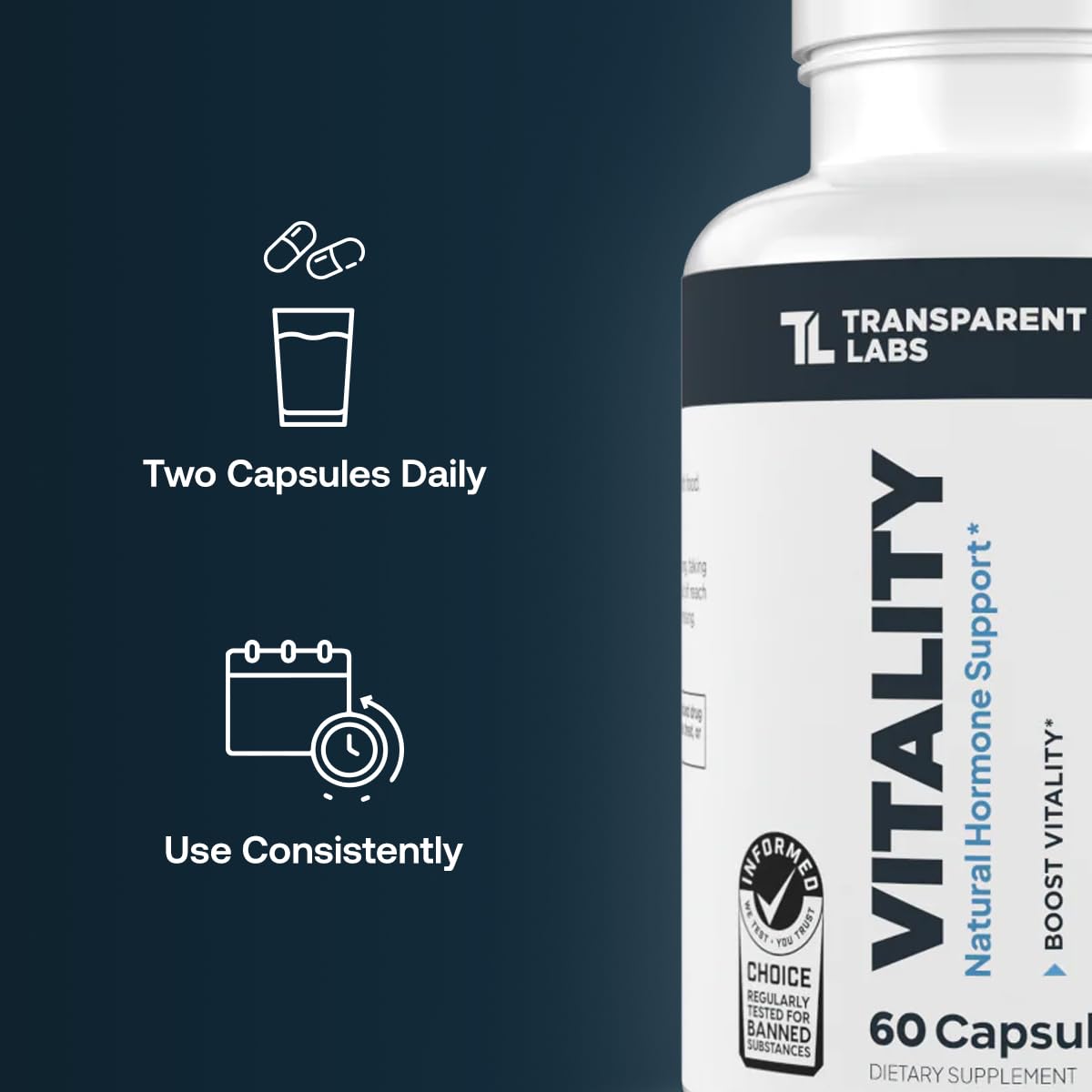 BioPerine in Vitality enhances nutrient absorption for better value.