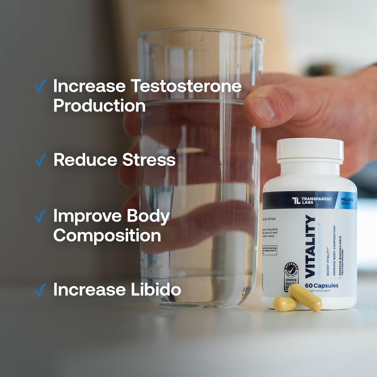 DIM in Transparent Labs Vitality supports balanced wellness and lifestyle.