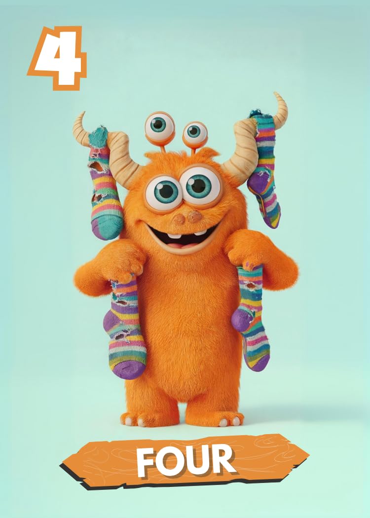 Trash Monsters bold printing that stays vivid during many rounds.