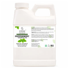 TRATAK ORGANICS peppermint oil 16 oz bottle for diffusers and blends