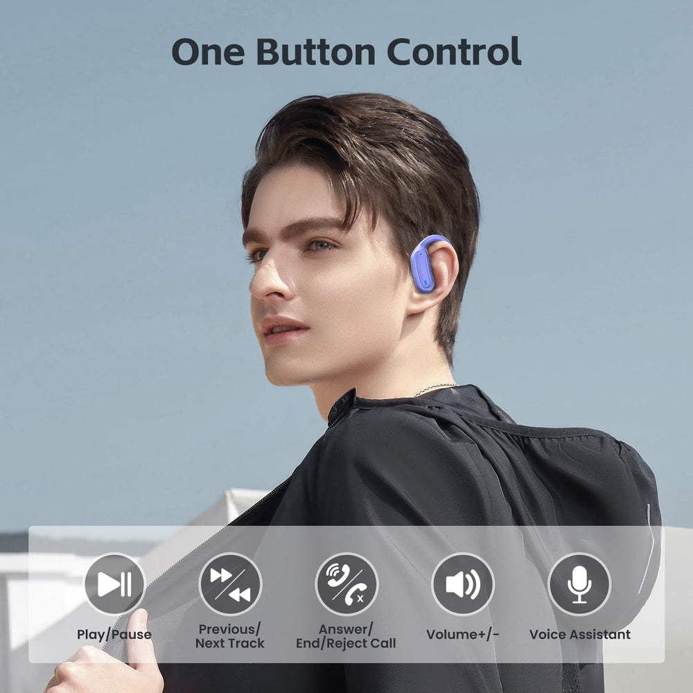 TRAUSI wireless earbuds comfort-fit ear tips for secure workouts