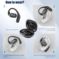TRAUSI Active-Fit Open-Ear Design for secure, comfortable wear.