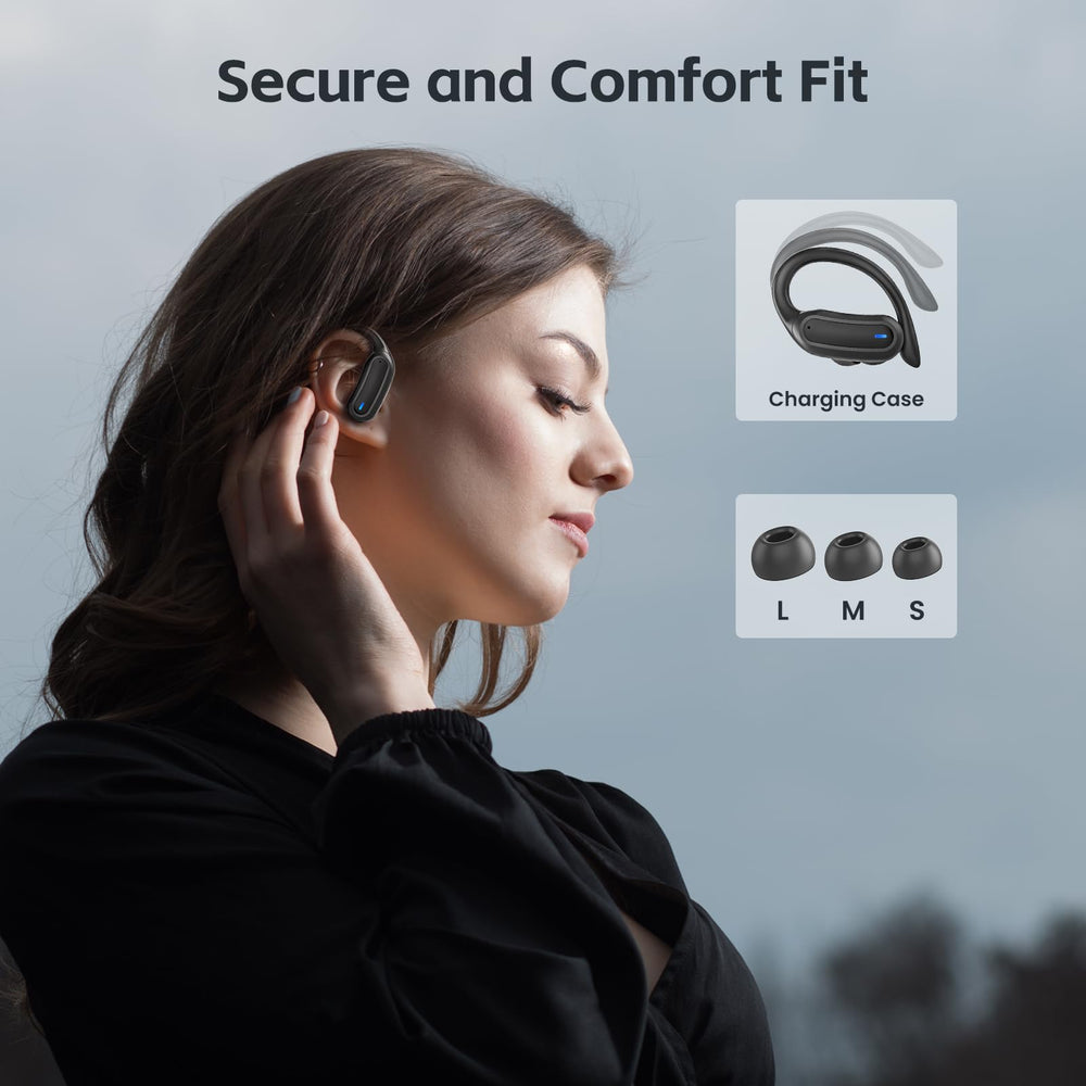 TRAUSI earbuds with smart touch control enable convenient music and call management.