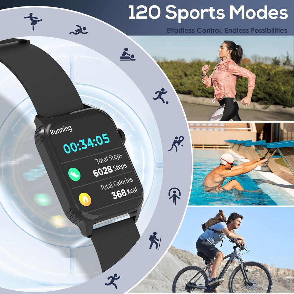 TRAUSI Smartwatch enables Bluetooth calls and music control from your wrist.