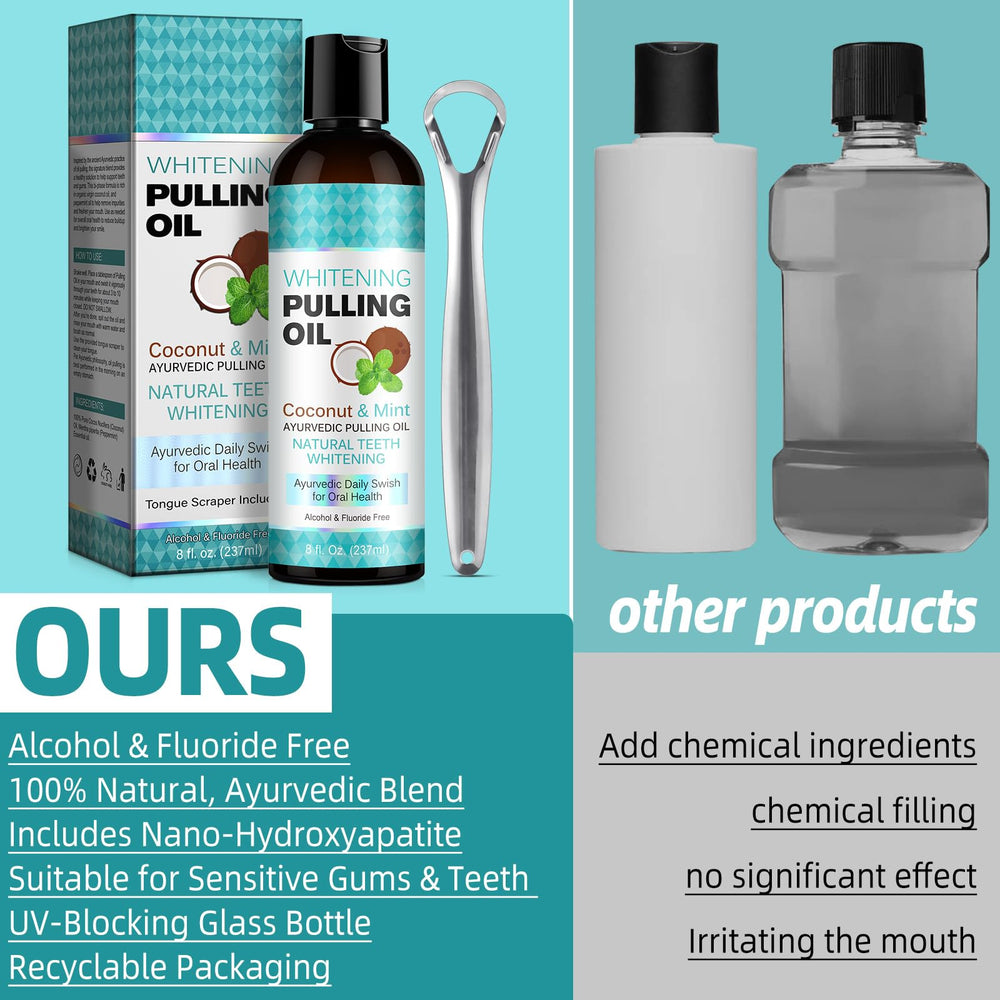 TRCSNCGP mouthwash bottle close-up highlights compact, user-friendly design.