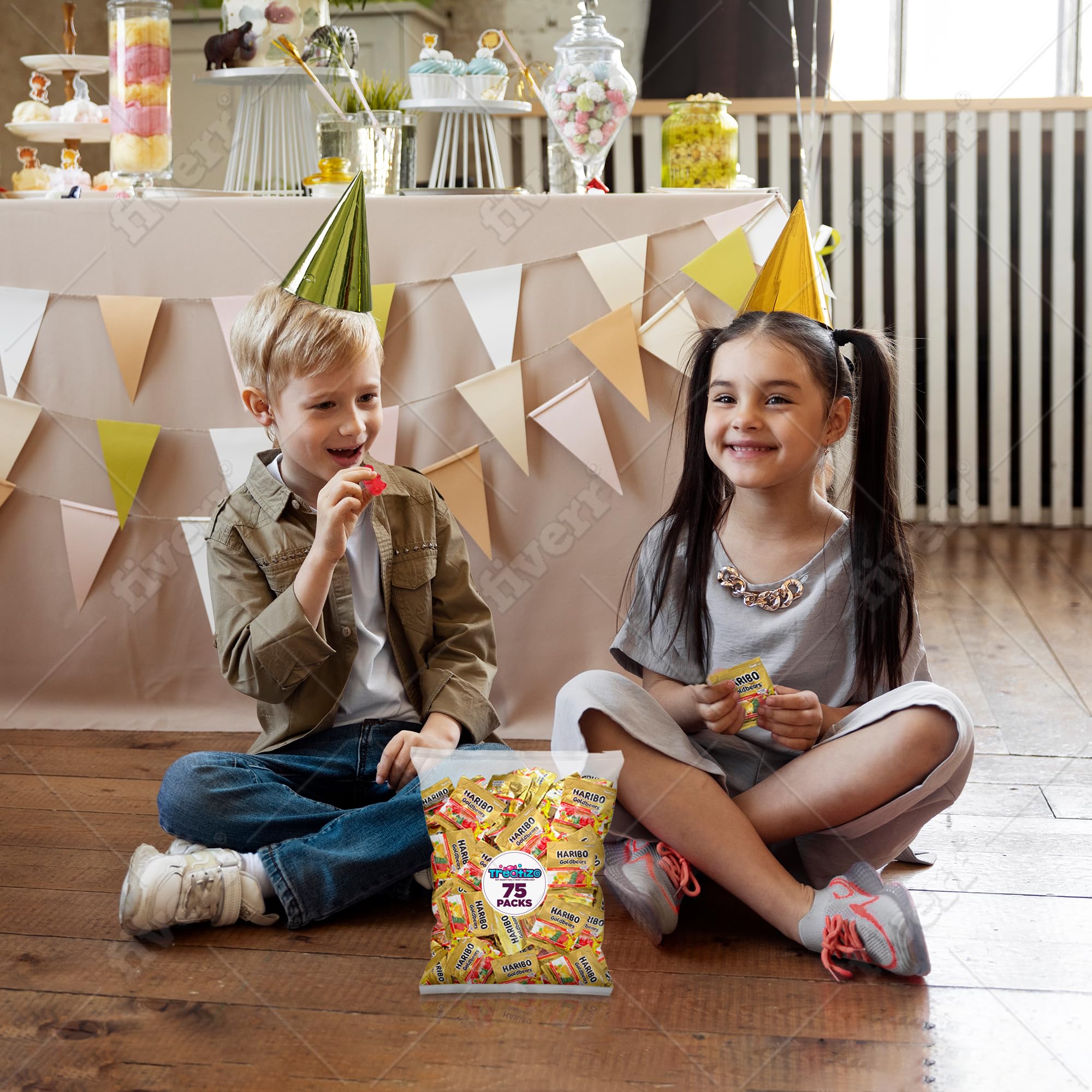Treatizo Goldbears gluten-free and fat-free, a lighter treat