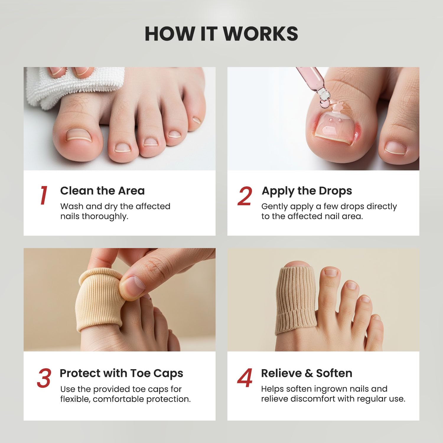 Treatonic quick-start guide: simple steps for home care once opened.