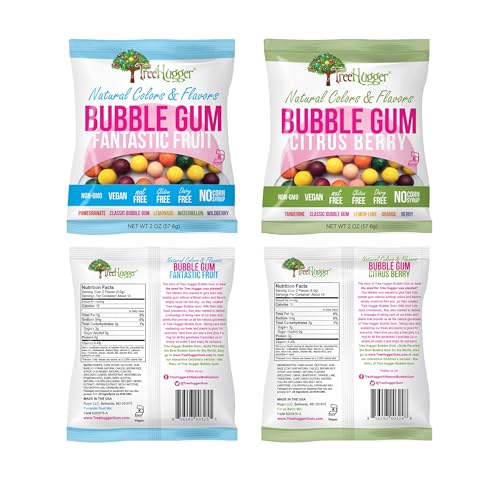 Tree Hugger Bubble Gum Fantastic Fruit—colorful mixed flavors for a playful chew