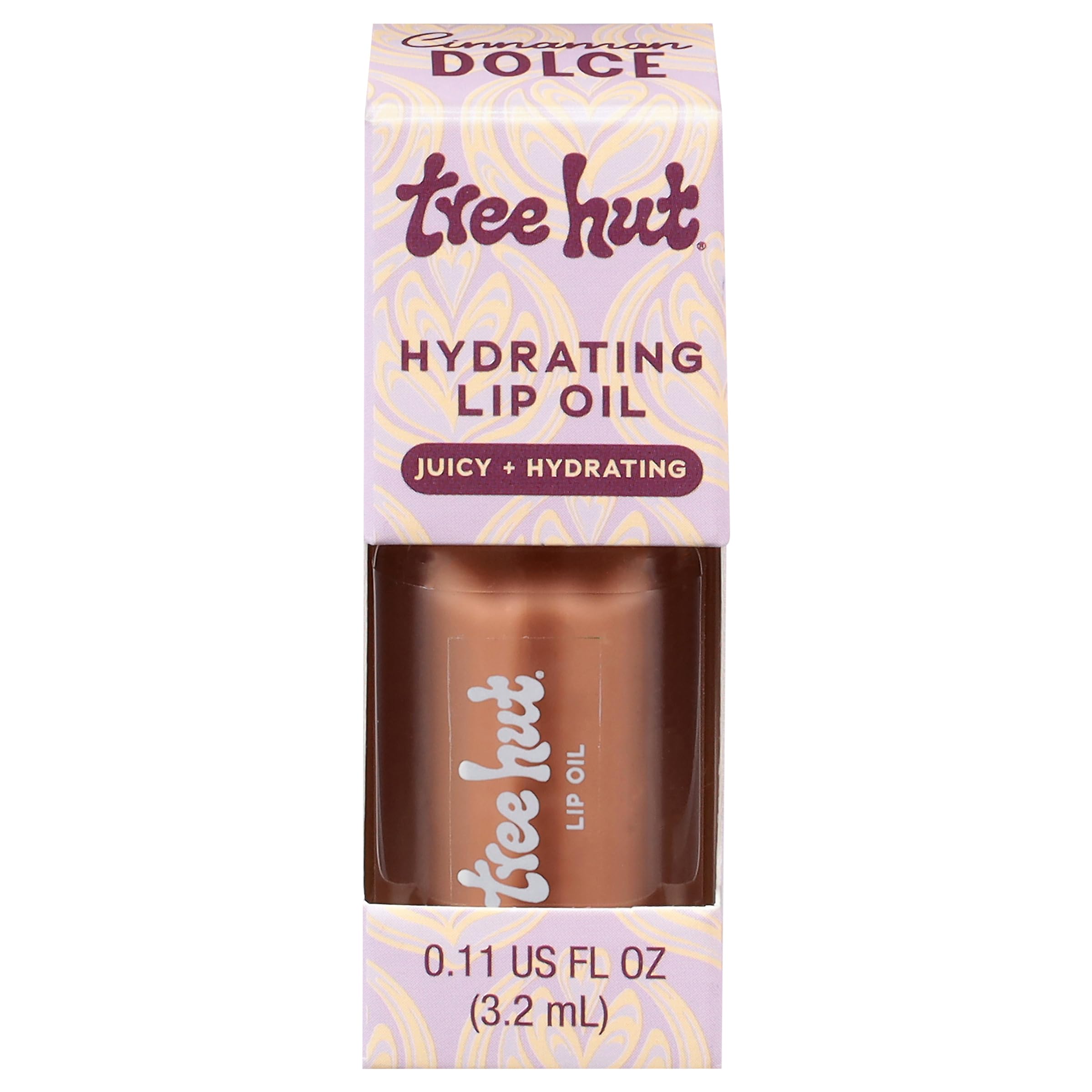 Tree Hut Cinnamon Dolce Lip Oil packaging for easy on the go application