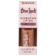 Tree Hut Cinnamon Dolce Lip Oil packaging for easy on the go application