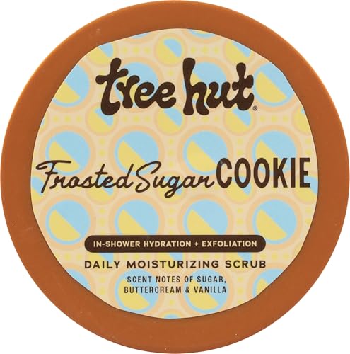 Tree Hut Frosted Sugar Cookie Scrub foam showing airy bubbles and gentle polish