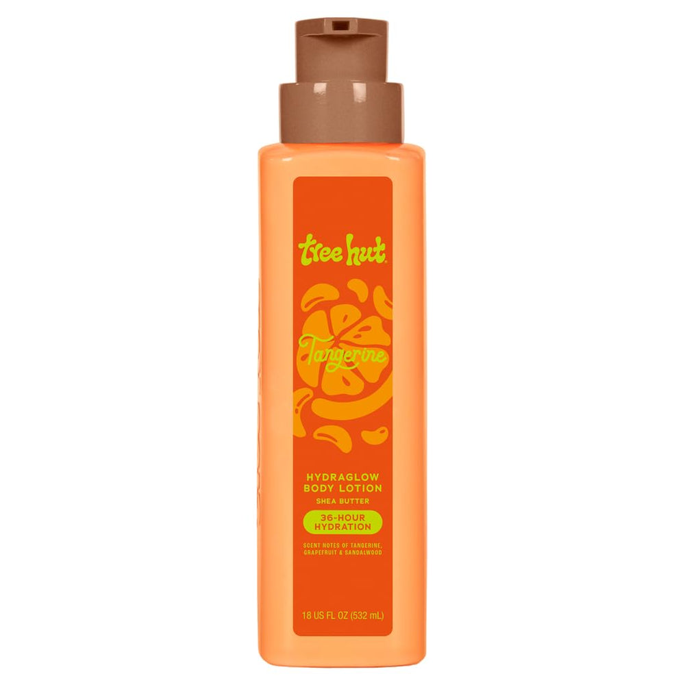 Tree Hut Hydraglow Tangerine bottle showcases lightweight daily hydration