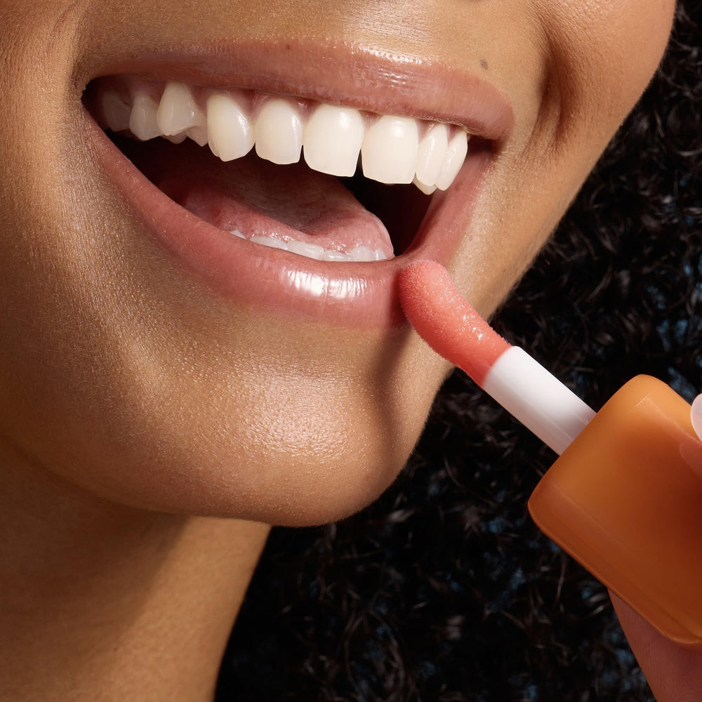 Tree Hut Jelly Bear lip oil packaging emphasizing clean, cruelty-free branding
