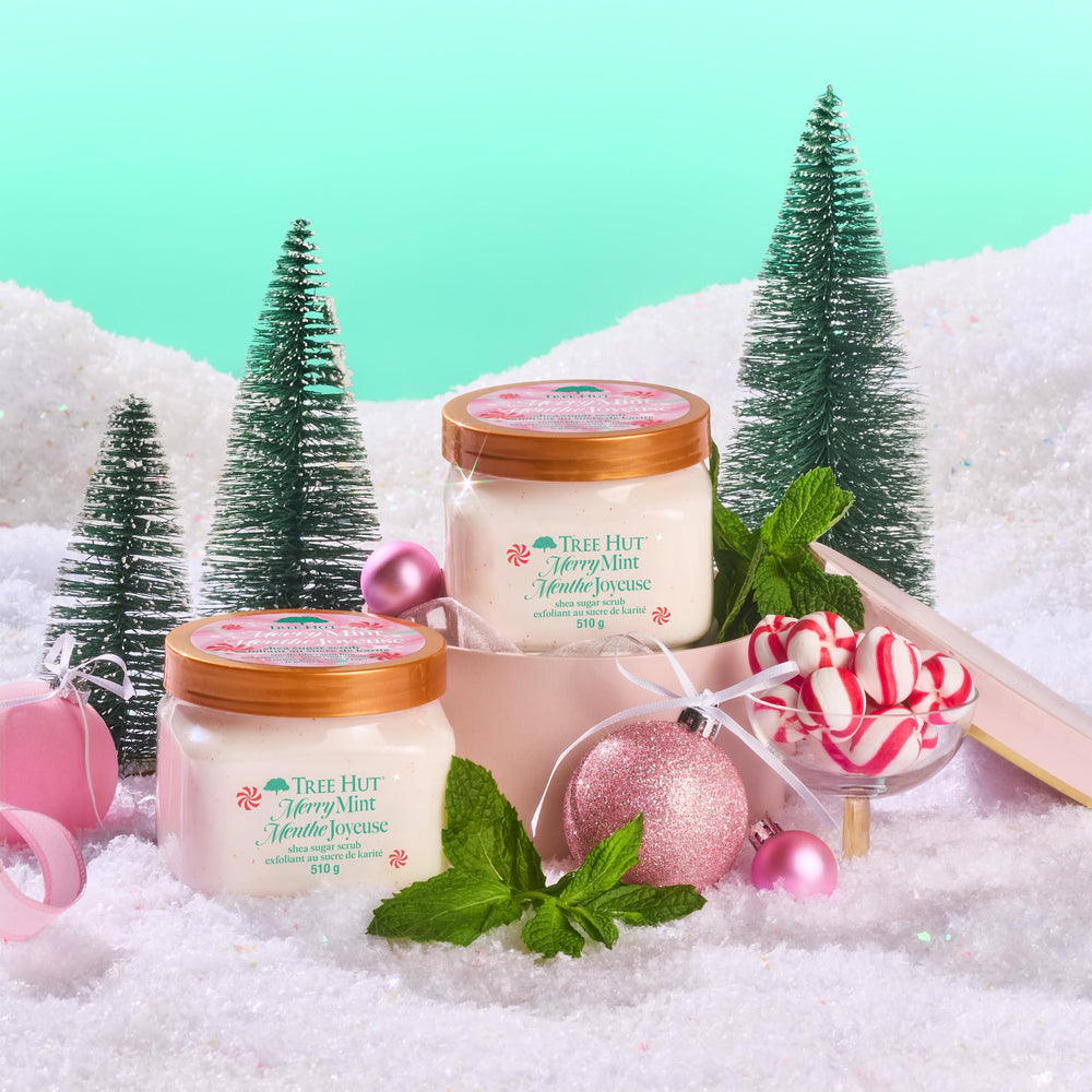 Gift-ready Tree Hut Merry Mint product, ideal for stocking stuffers.