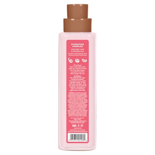 Tree Hut Pink Champagne foaming gel close-up with rich, airy lather