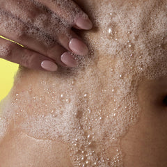 Scent notes of sugared violet, vanilla orchid, sandalwood for daily self-care.