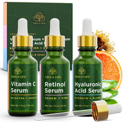 Tree of Life beauty set box front showcases packaging for a complete skincare routine.
