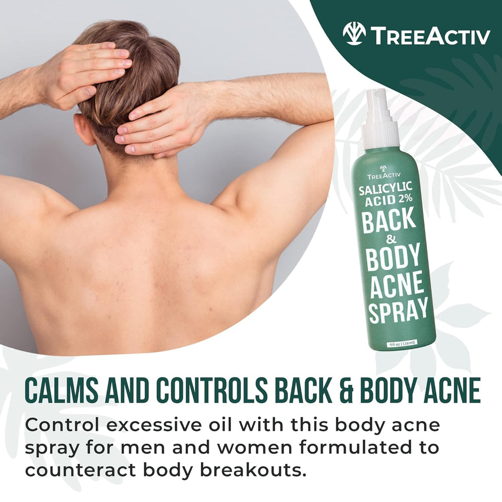 TreeActiv two-pack keeps your bacne routine ready at home or gym.