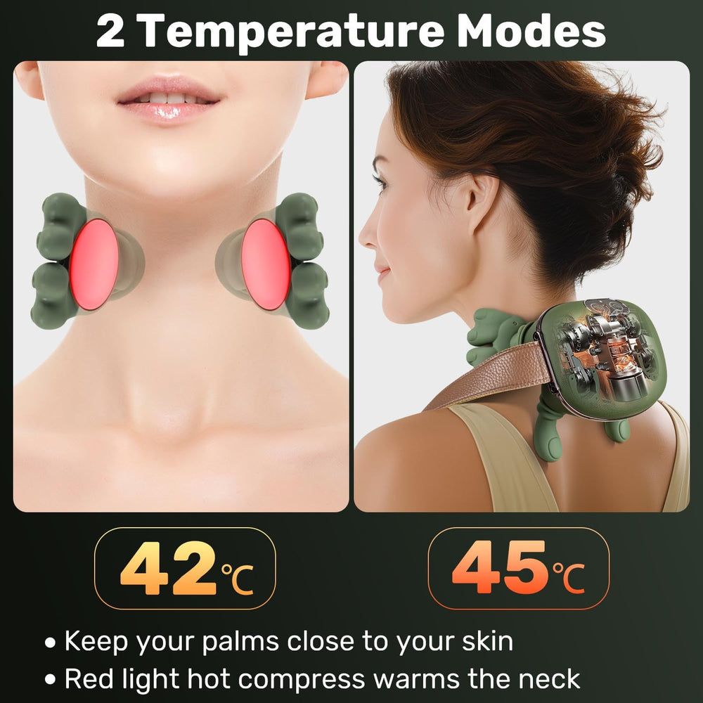 TREEFIA heat compress at 40°C or 45°C provides soothing warmth against skin