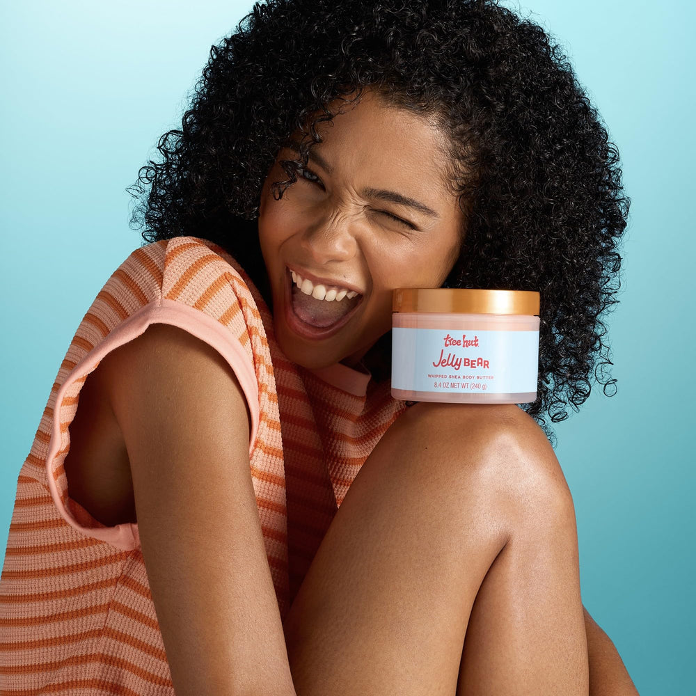Tree Hut candy-scent orange lime raspberry bottle emits refreshing citrus notes for daily use.