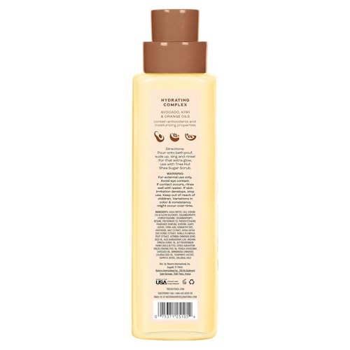 Tree Hut Vanilla Gel-to-Foam texture closeup showing gentle cleansing
