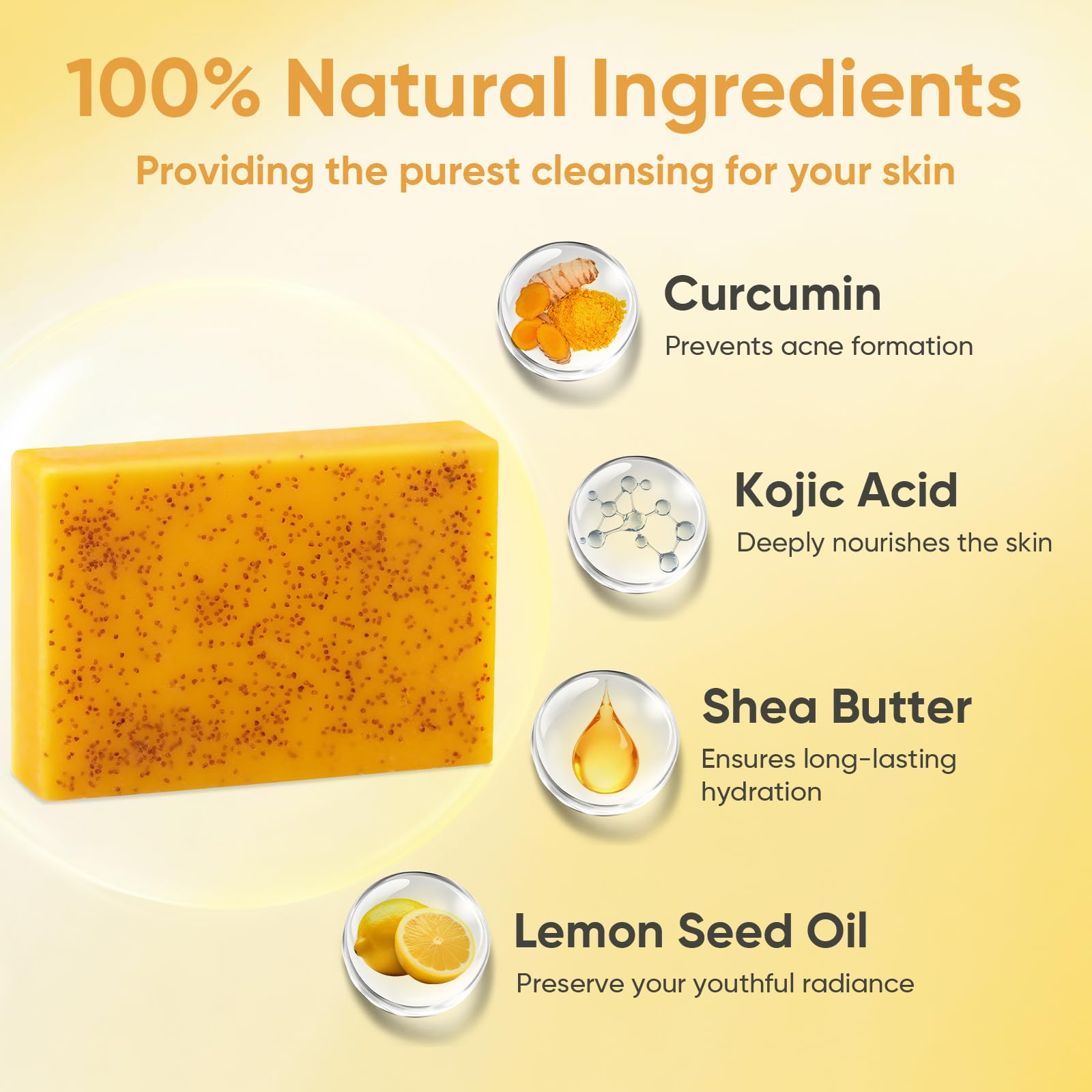 Treeroot turmeric soap mesh bag enhances foaming action
