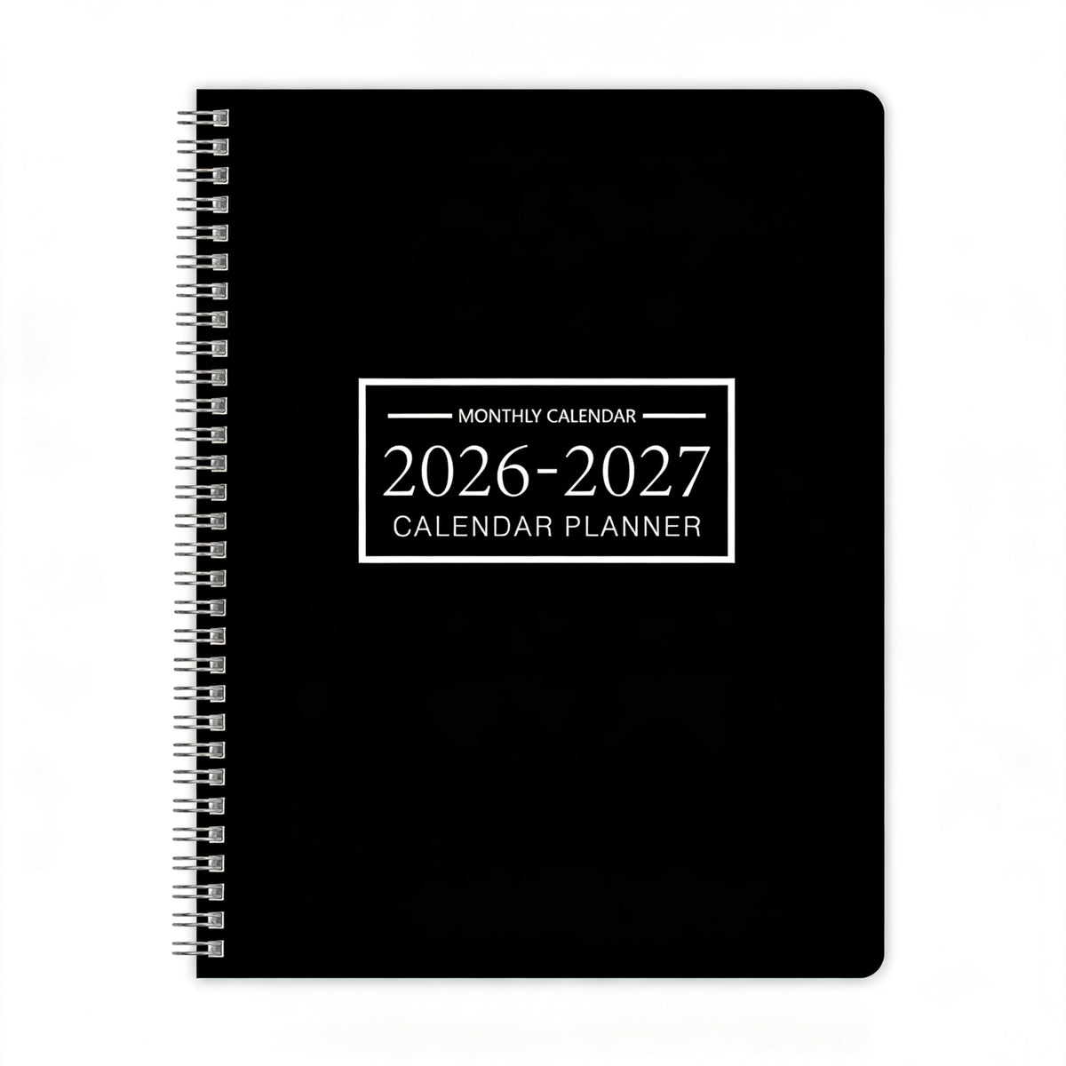 TREES monthly planner 2026-2027 cover view; durable and portable