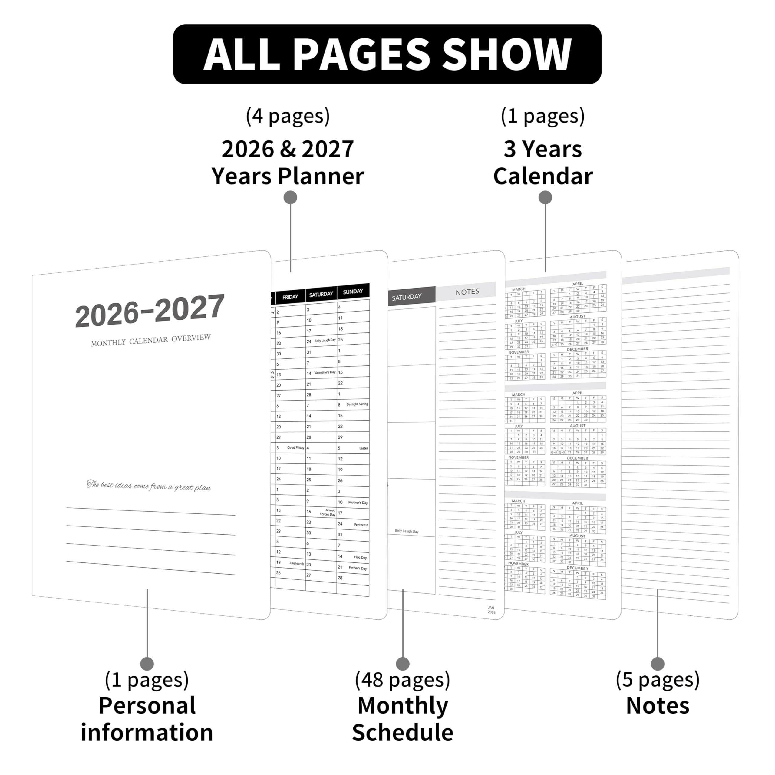 TREES 8.6 by 11 inch PVC cover protects pages