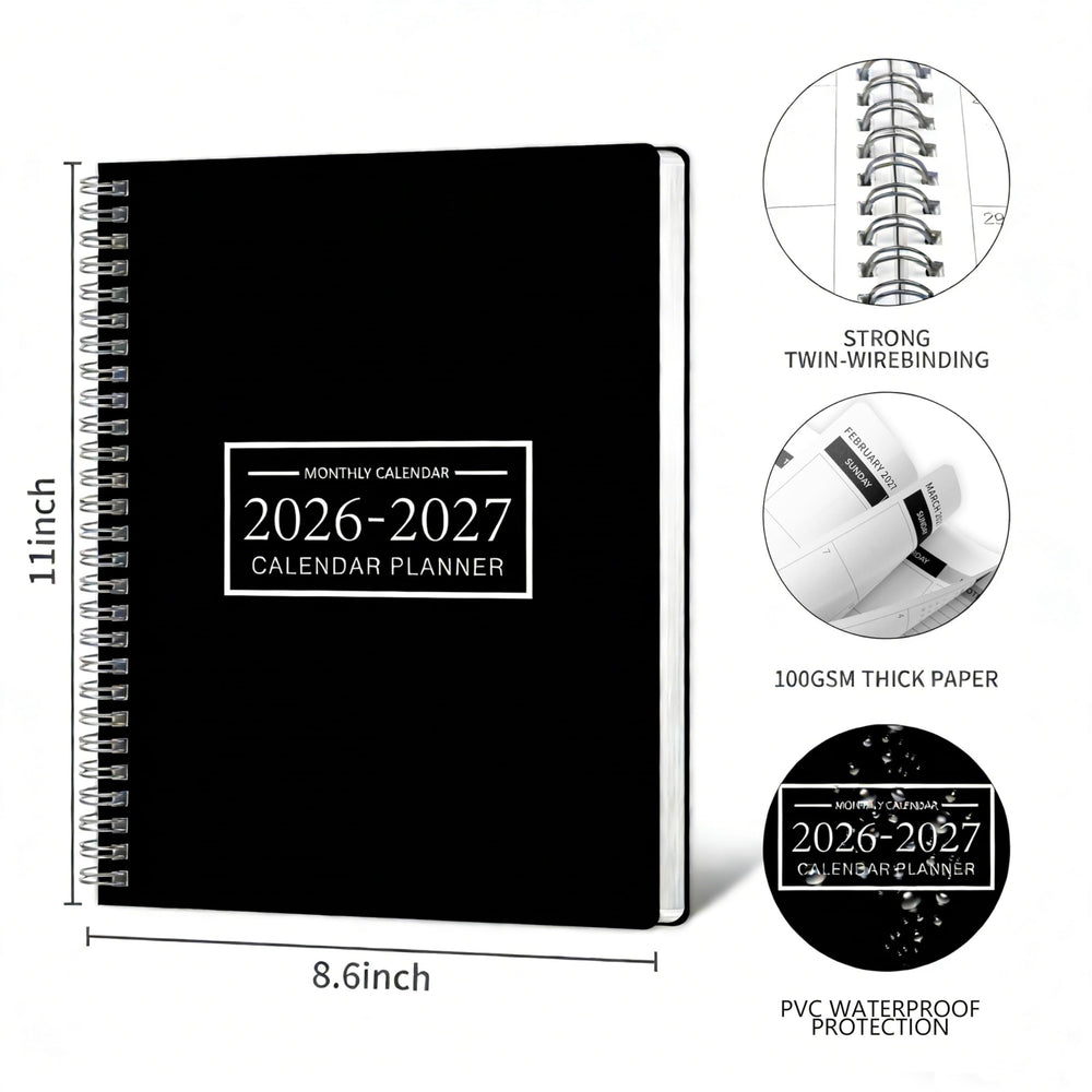 TREES planner opened to year-at-a-glance page for quick planning