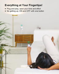TREEWELL compact 15A/1875W outlet plug suits lamps and small appliances