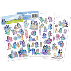 Trends International Bluey holographic sticker pack cover ideal for laptop decoration