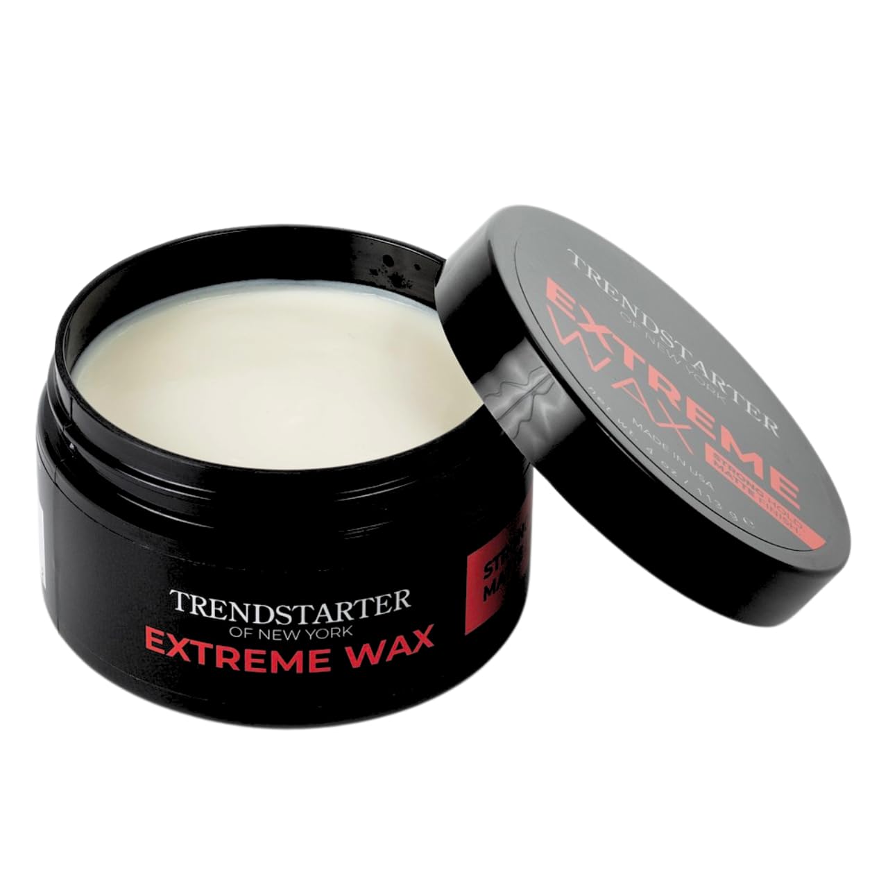 TrendStarter Extreme Wax rinse-out feature shown with no residue.