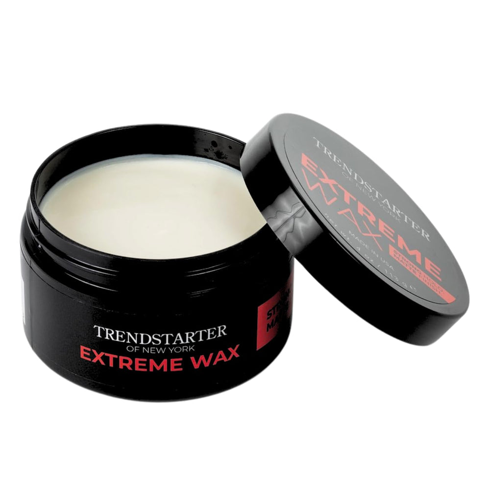 TrendStarter Extreme Wax rinse-out feature shown with no residue.
