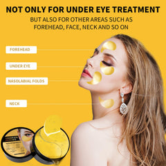 Treondexir Patches with caffeine and peptides to revitalize tired eyes.