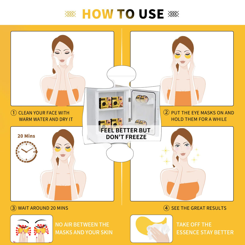Treondexir Under Eye Patches address dark circles and puffiness for brighter skin.