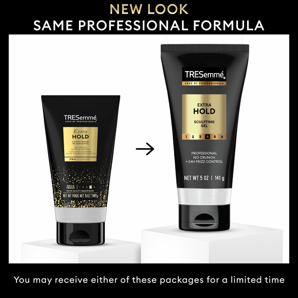TRESemmé smoothing-frizz control on damp hair with alcohol-free gel
