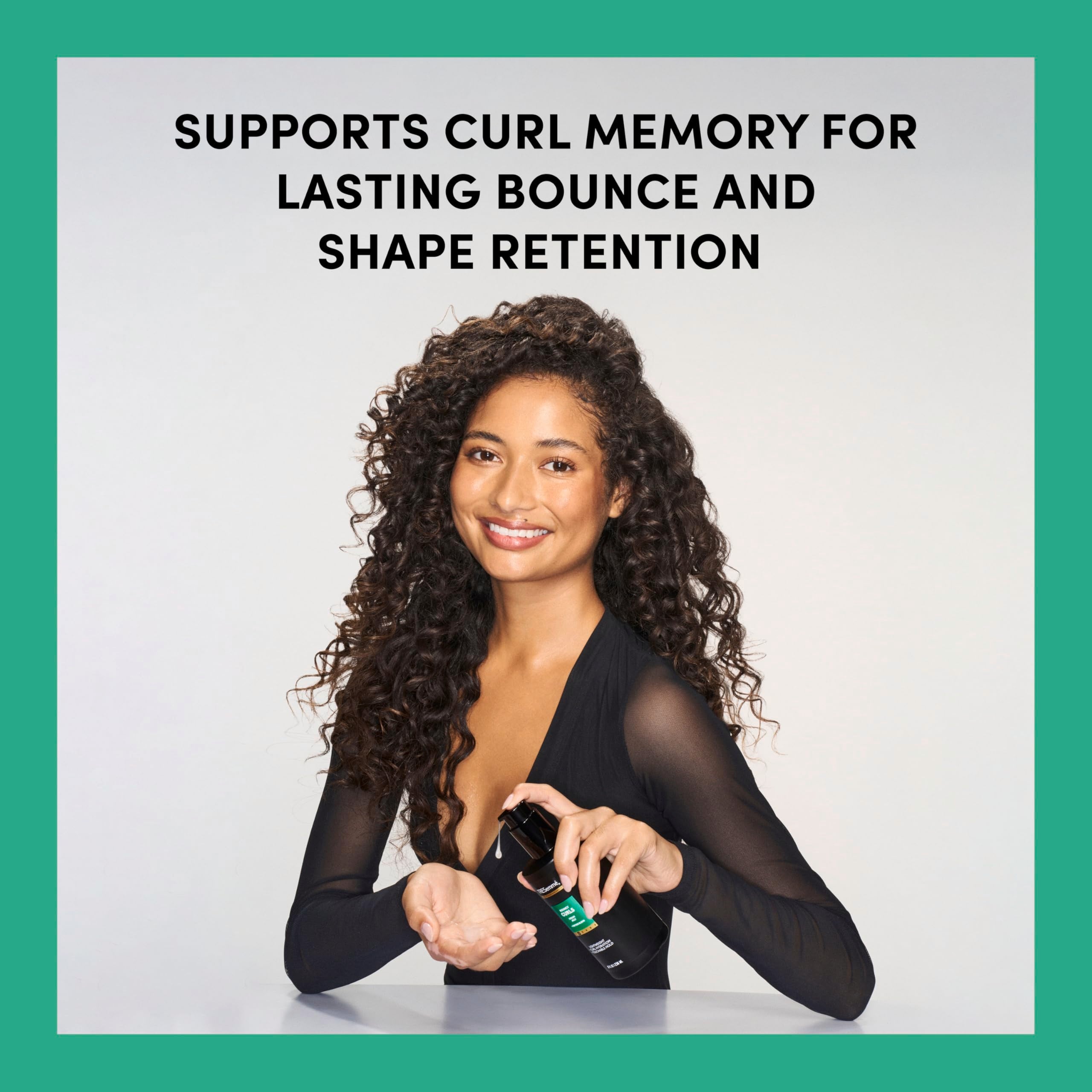 TRESemmé Bouncy Curls Cream Jelly lightweight formula keeps curls soft.