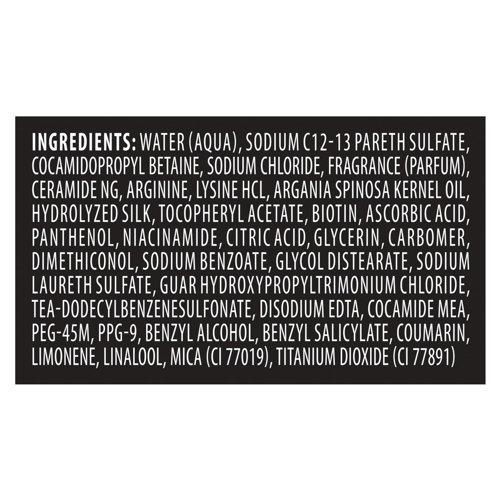 Soft, manageable hair after use conveys salon-soft finish.