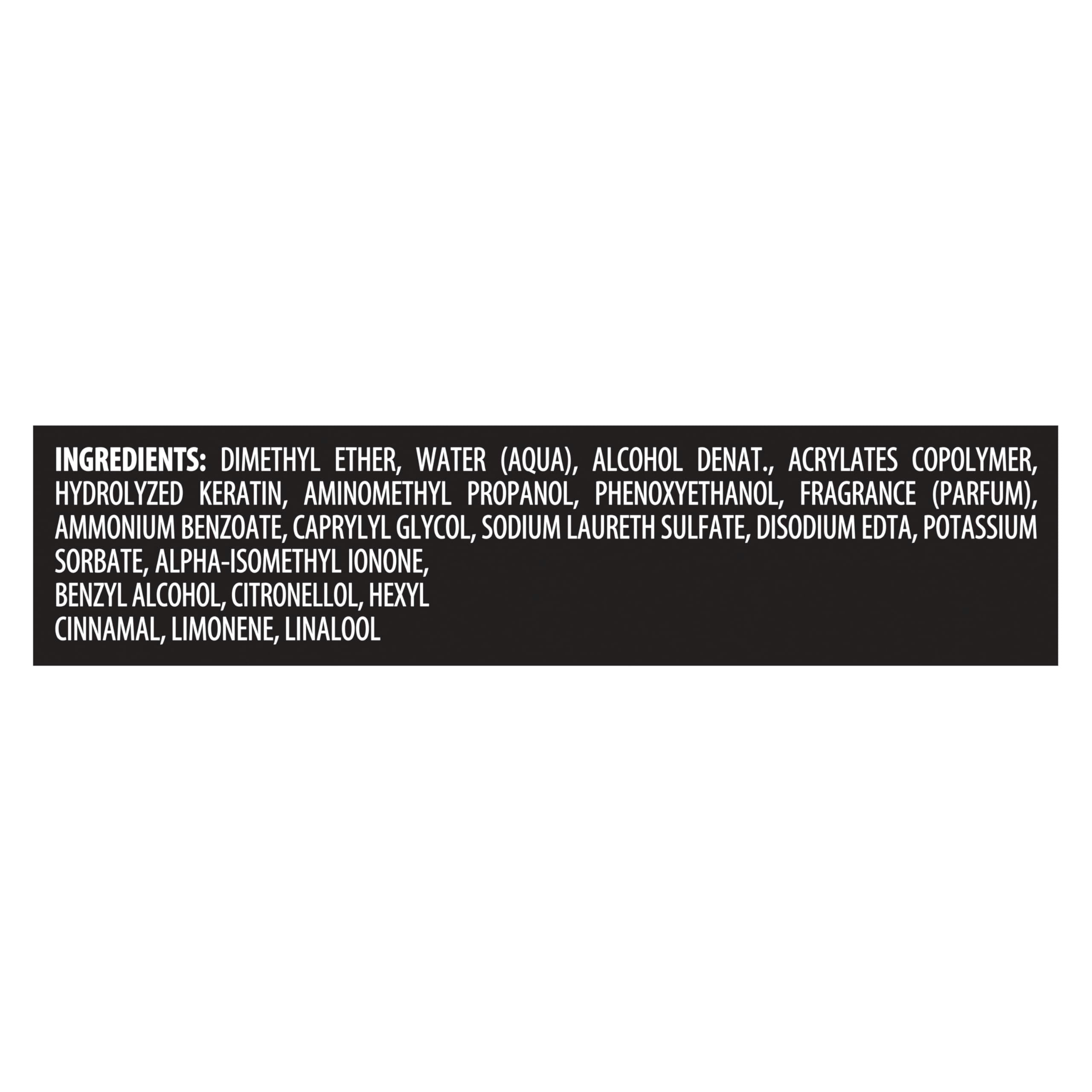 Mist from Tresemme Keratin Smooth Blowout Finishing Spray forms a fine veil over waves.